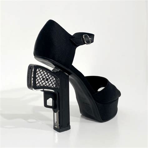 chanel gun heels buy|chanel women's high heel.